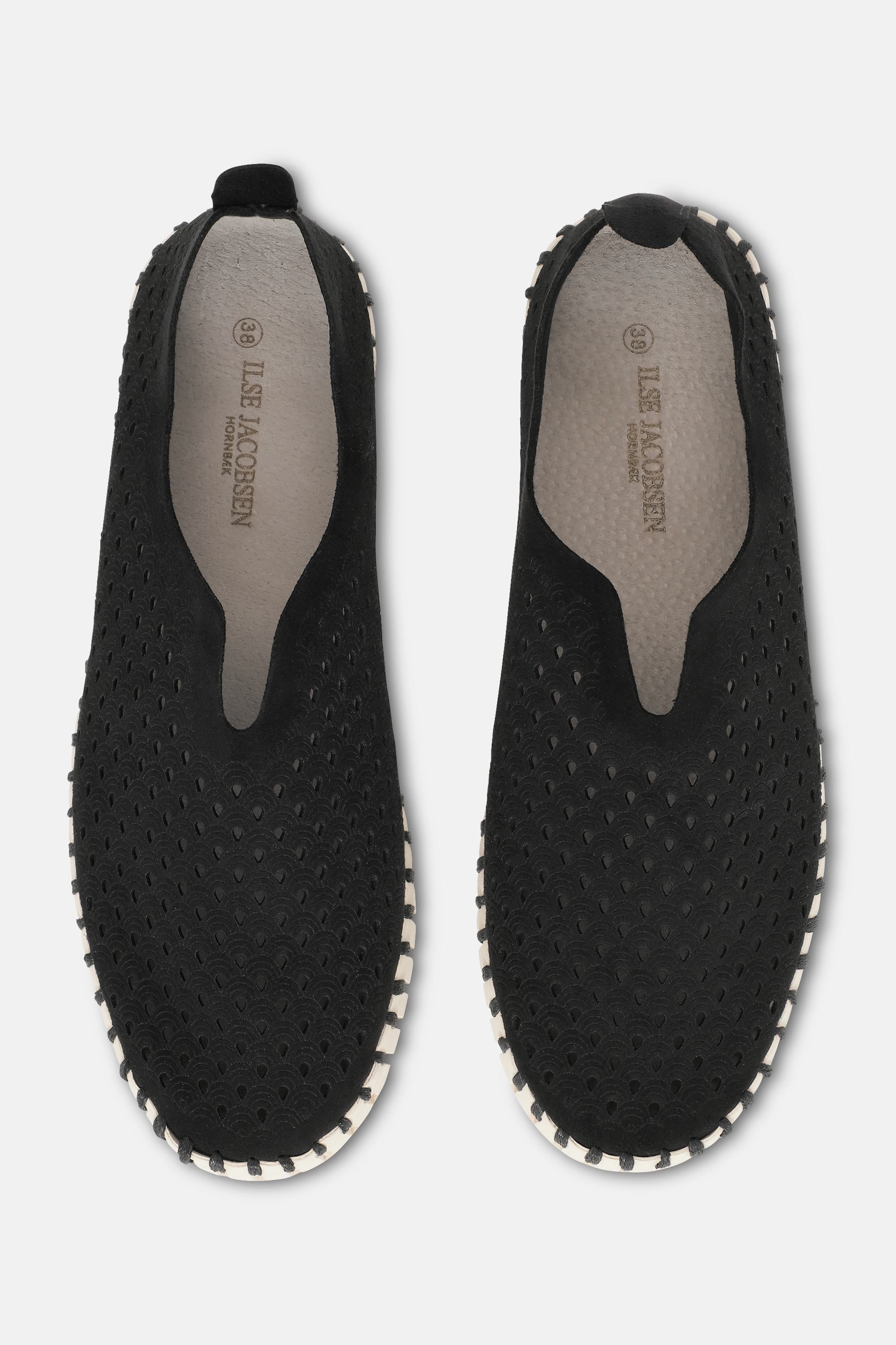 Platform Tulip Sko - Black